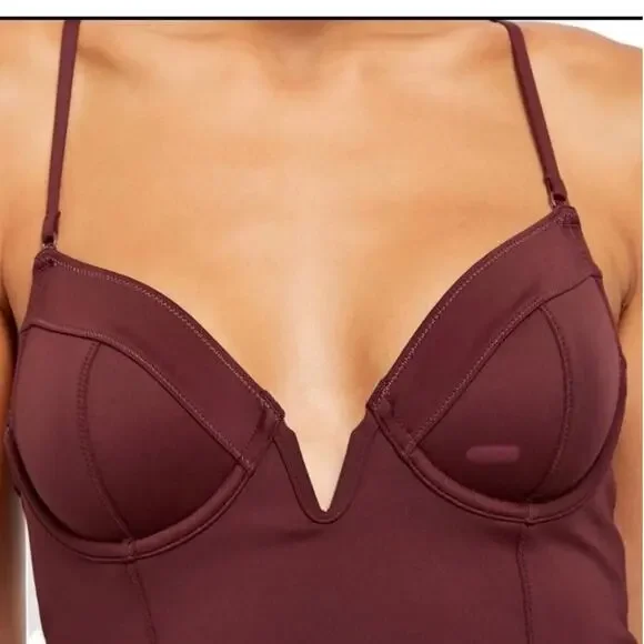 NEW Free People Brianna Longline Underwire Neo Bra Medium - Picture 2 of 13